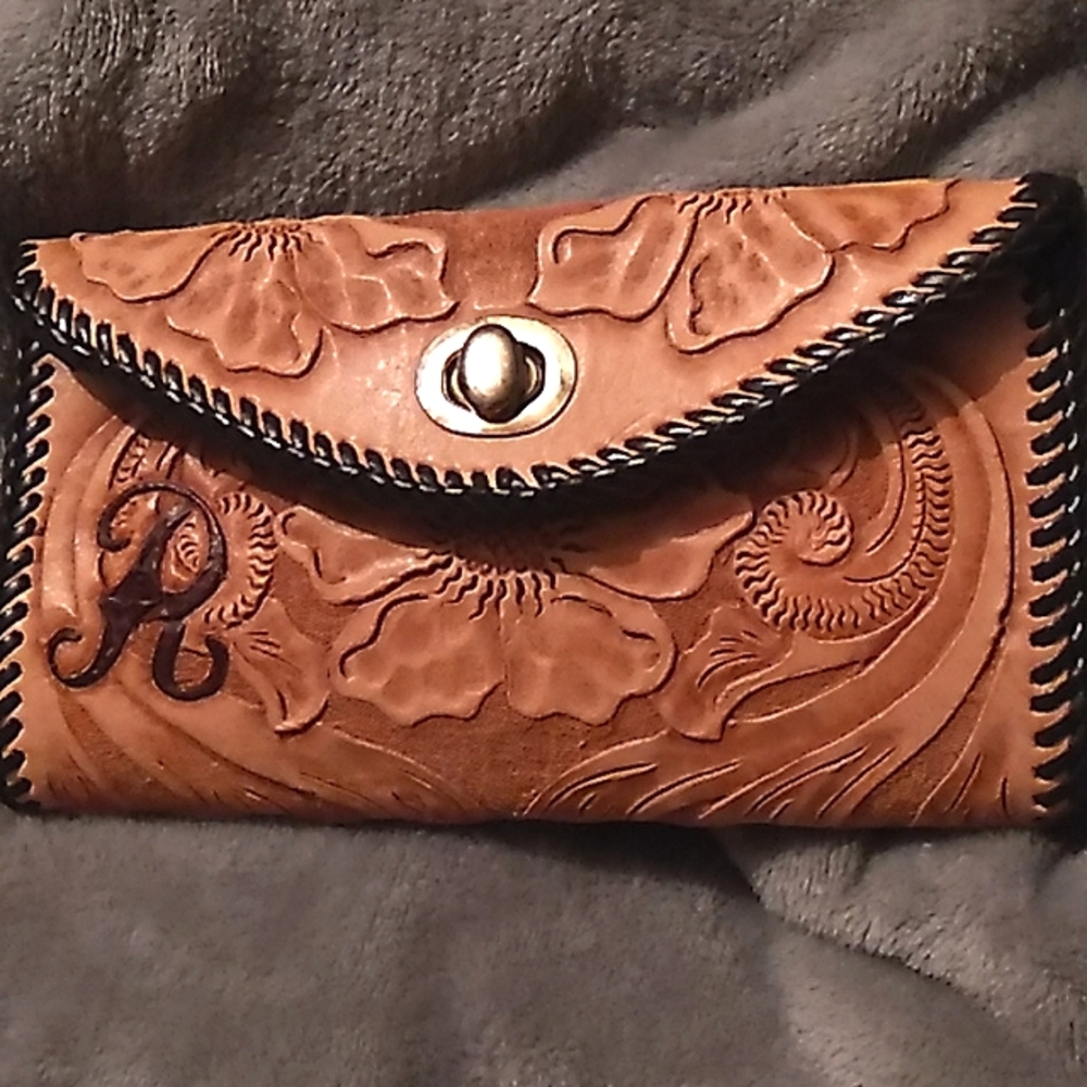 Custom leather wallet